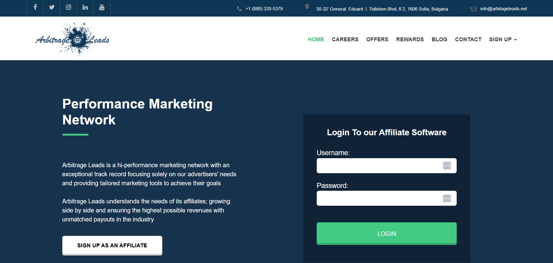 Programa de Afiliados Arbitrage Leads