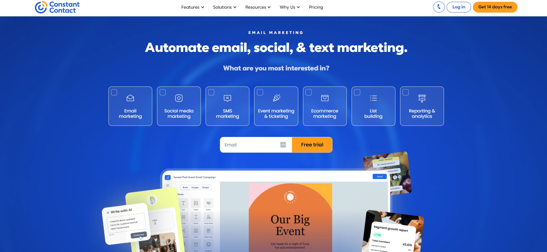 Programa de Afiliados de Email Marketing da Constant Contact