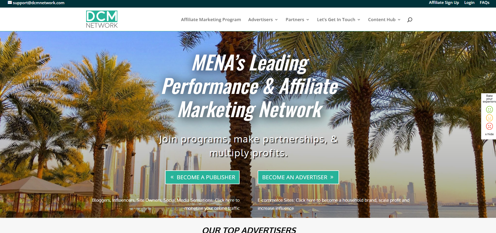 Programa de Afiliados DCMnetwork