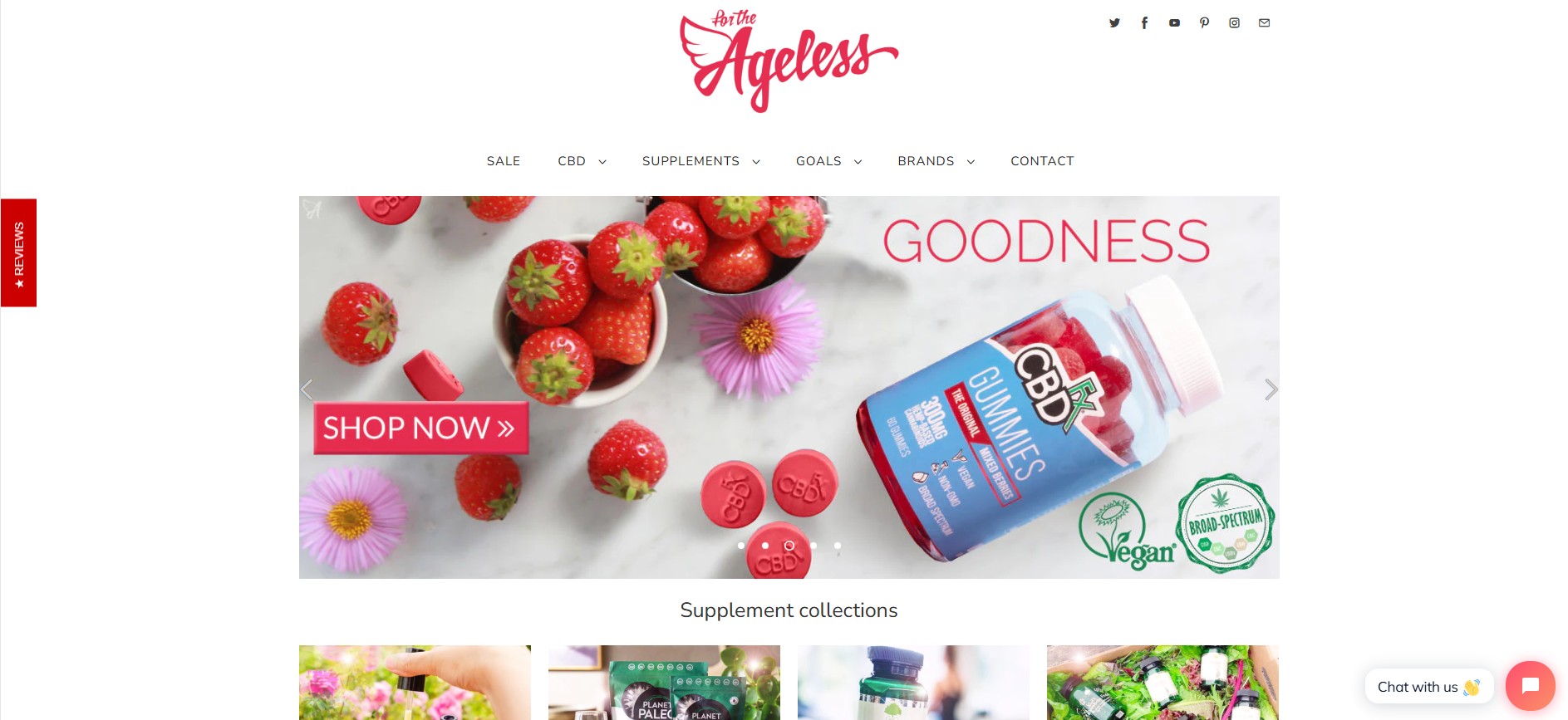 para o Programa de Afiliados for the Ageless