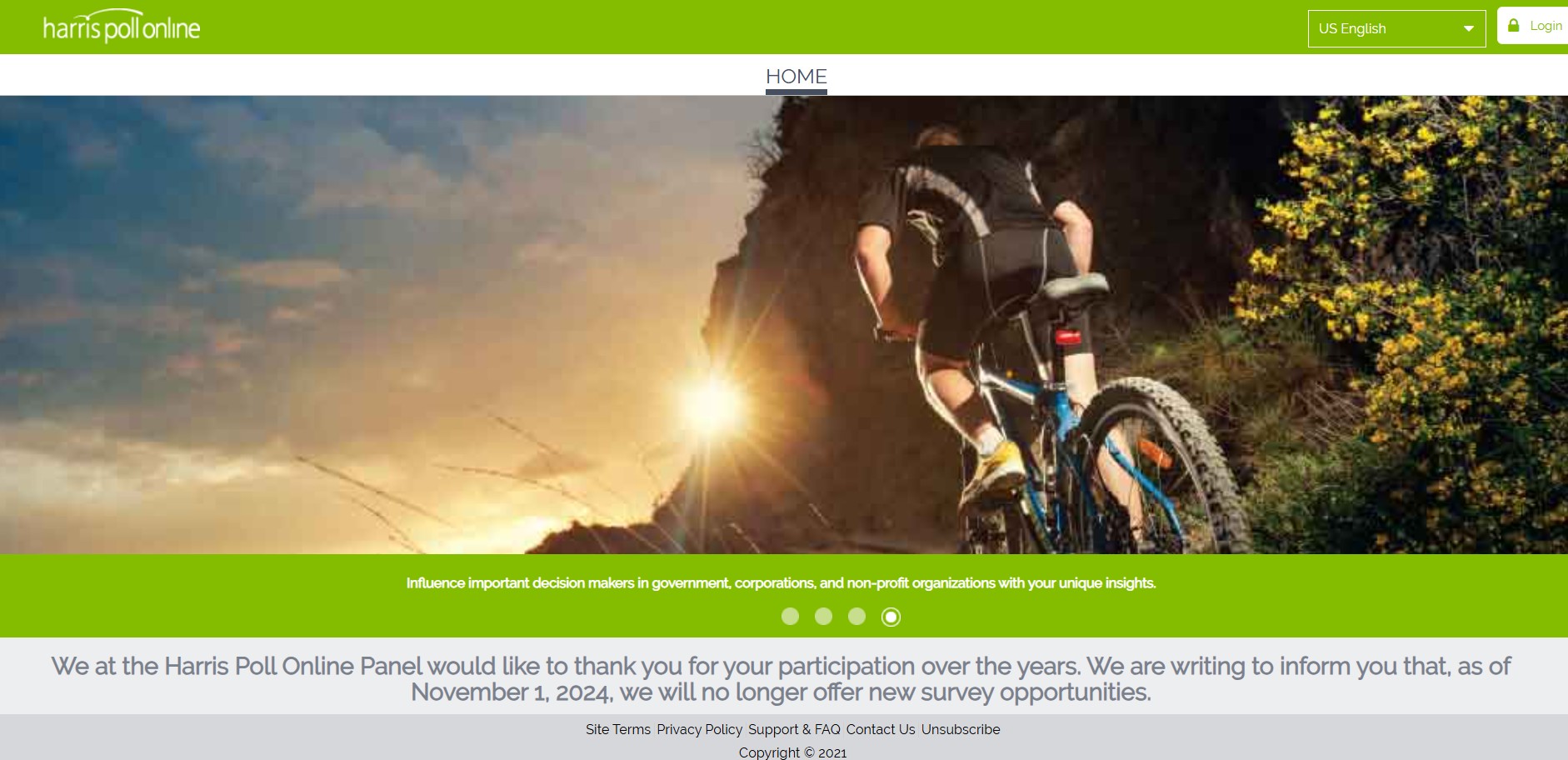 Programa de Afiliados Harris Poll Online