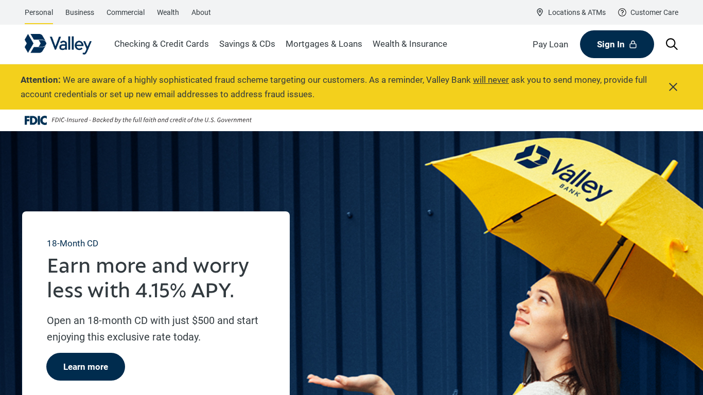 Programa de Afiliados do Valley Bank
