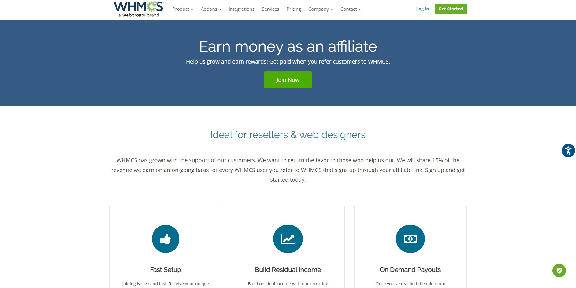 Programa de Afiliados WHMCS