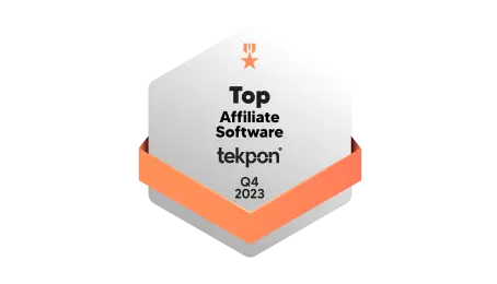 Prêmios Post Affiliate Pro: Top 10 Affiliate Marketing Software 2023 pela Tekpon