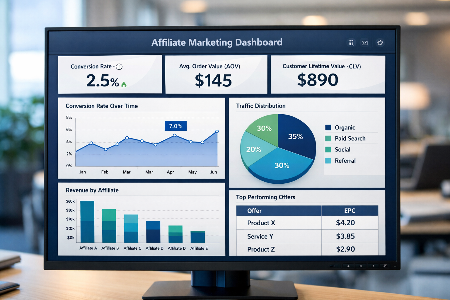 KPIs Essenciais para o Sucesso no Marketing de Afiliados