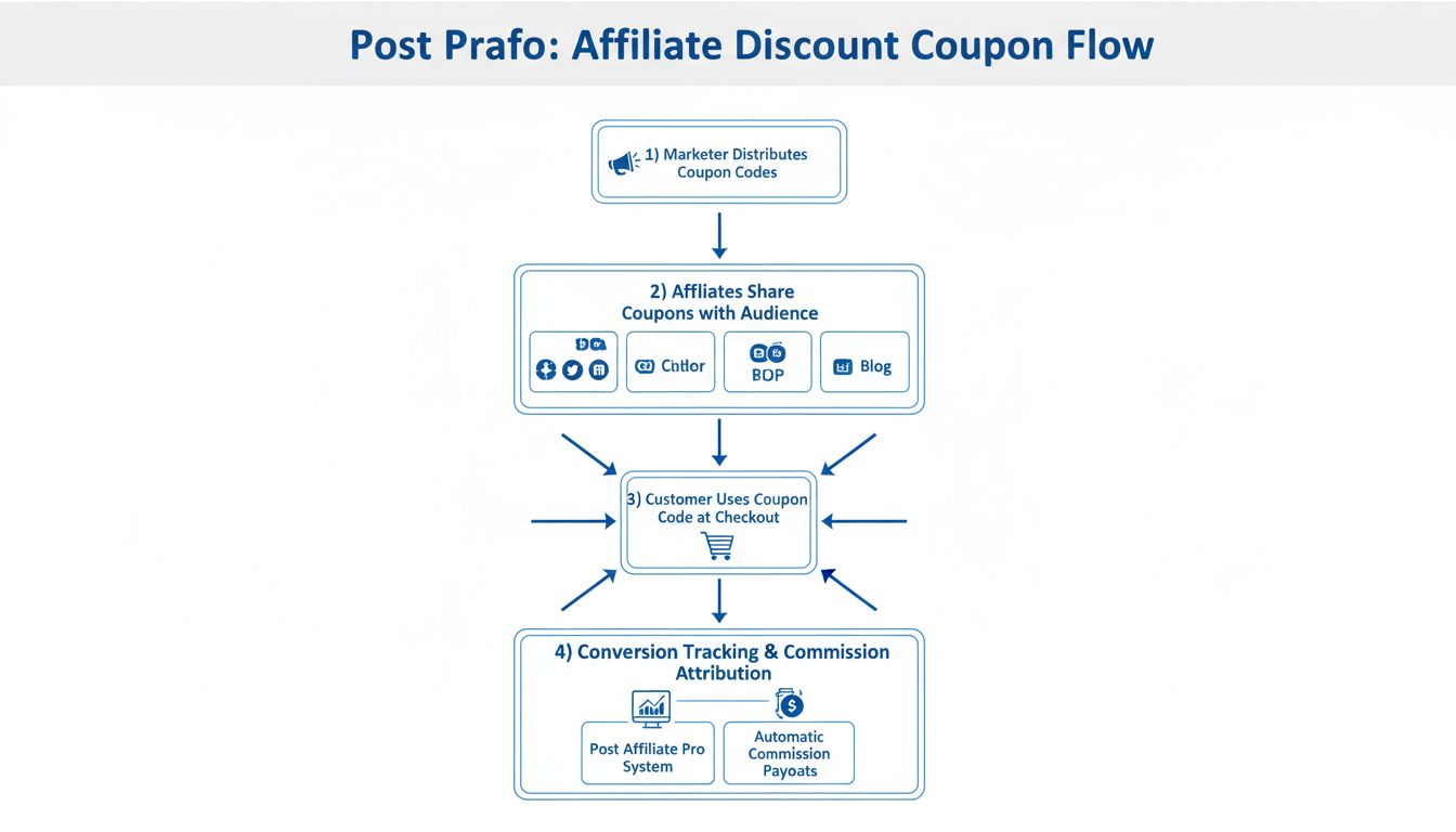 O que são cupons de desconto de afiliados no Post Affiliate Pro?