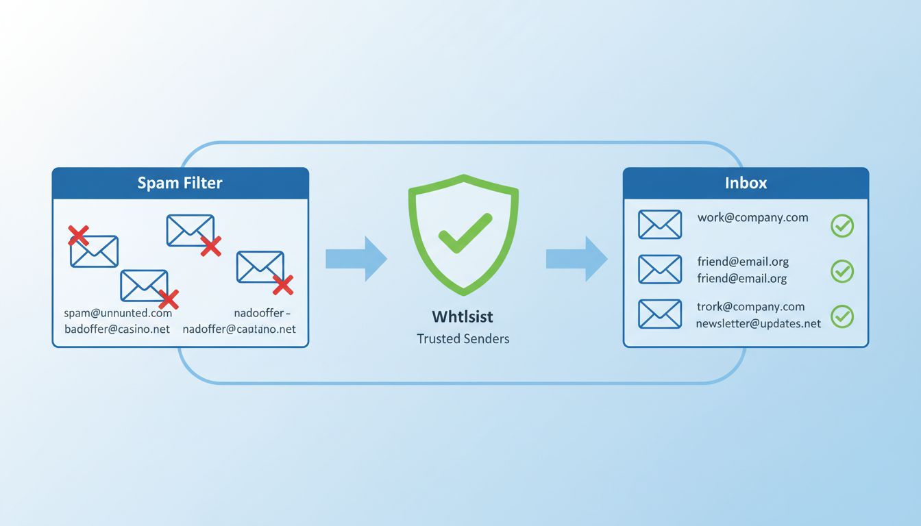 O que significa Whitelist em e-mail?