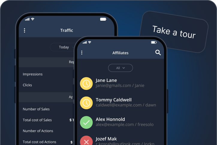 Faça um tour pelo Post Affiliate Pro