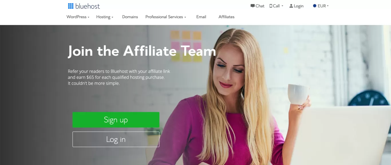 Melhores programas de afiliados Bluehost