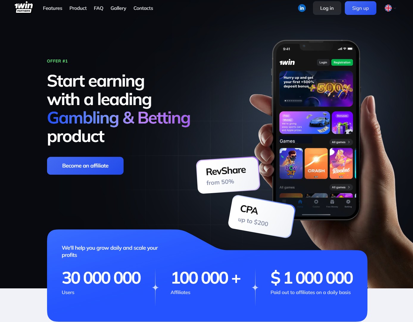 Programa de Afiliados 1win