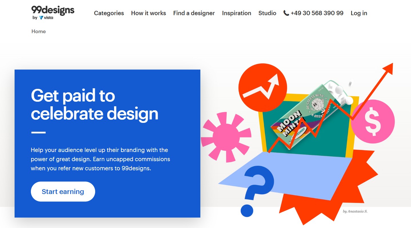 Programa de Afiliados 99designs