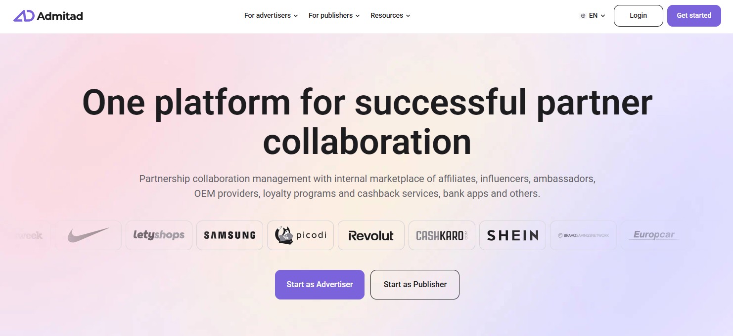 Programa de Afiliados Admitad