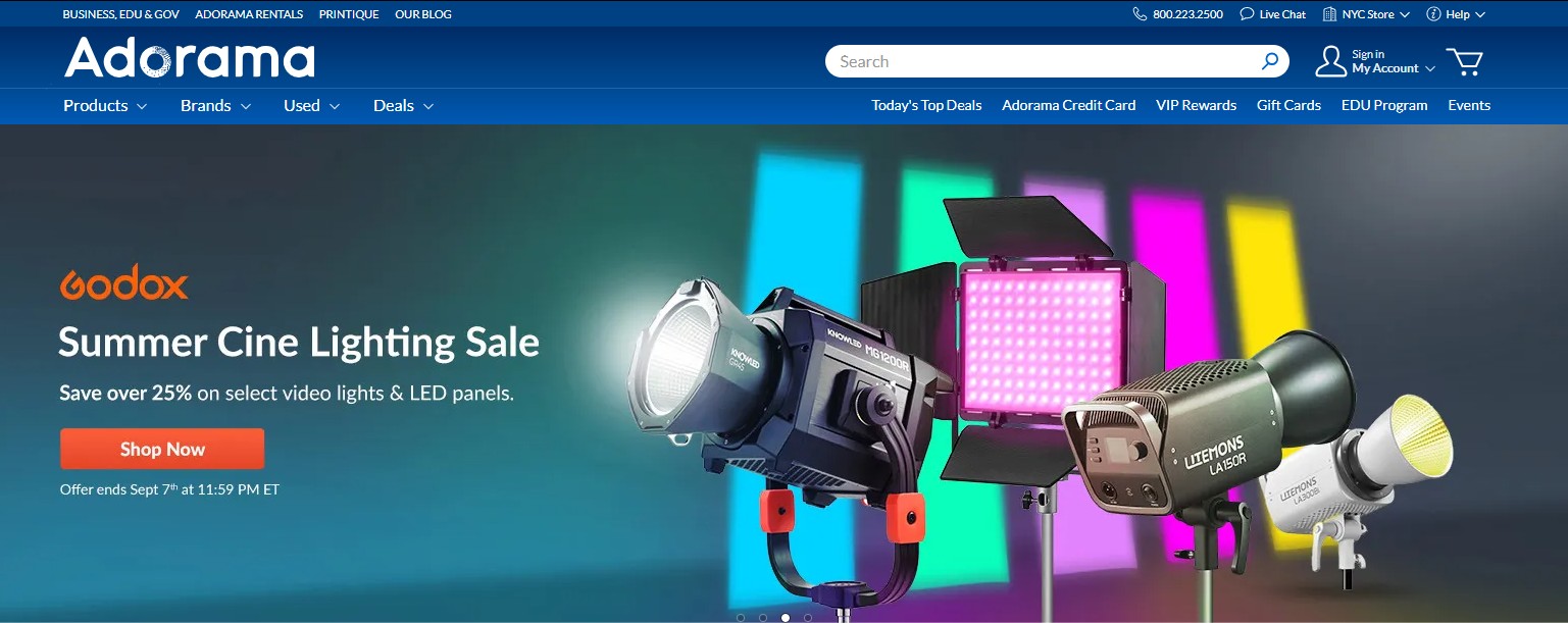 Programa de Afiliados Adorama