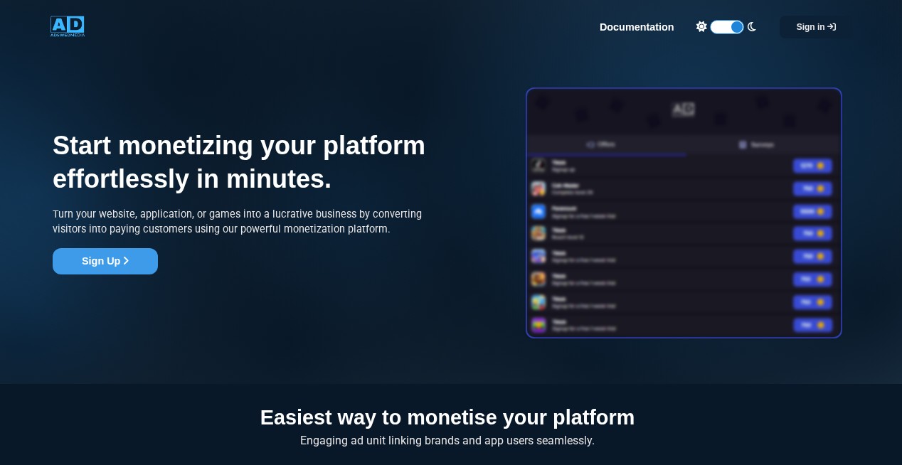 Programa de Afiliados Adswedmedia