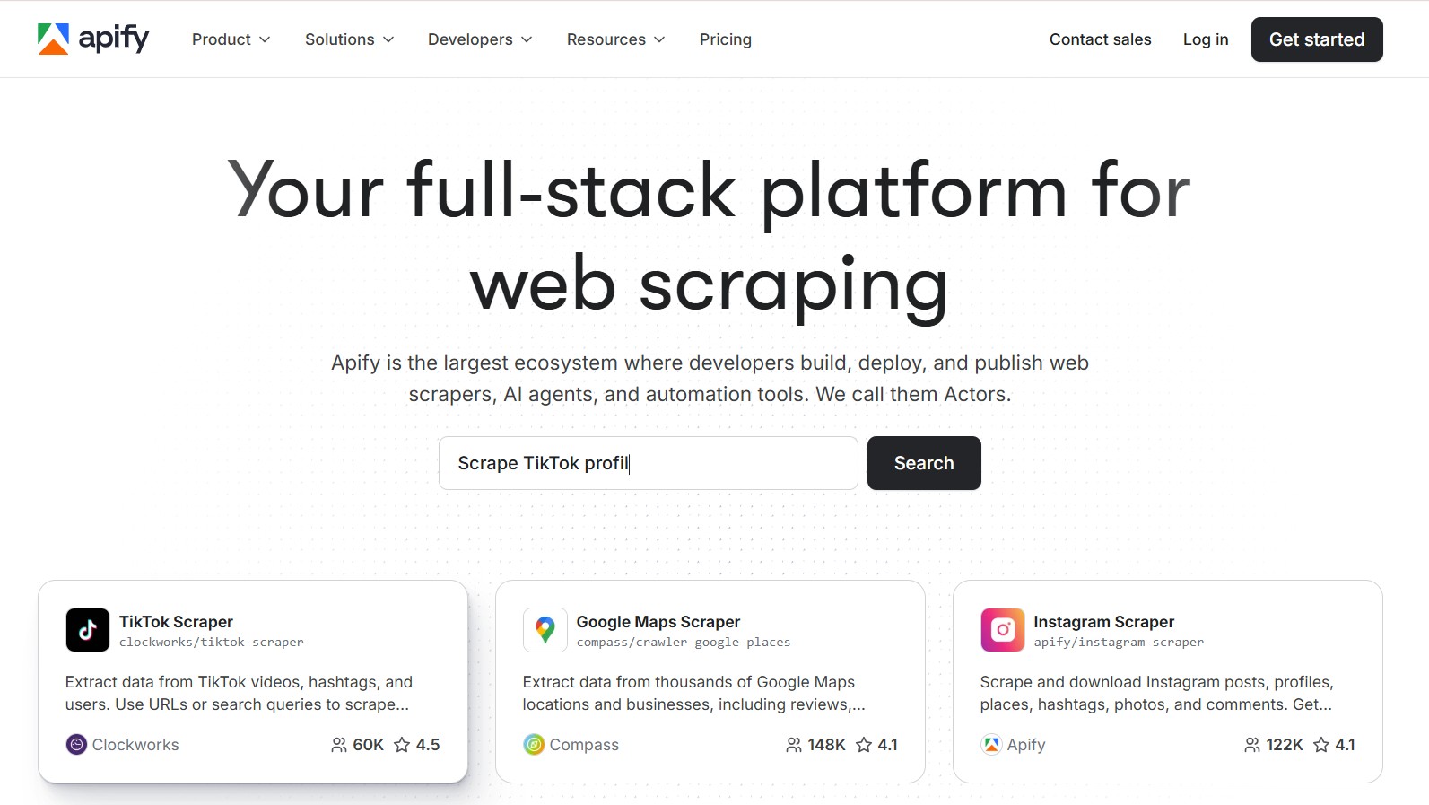 Programa de Afiliados Apify