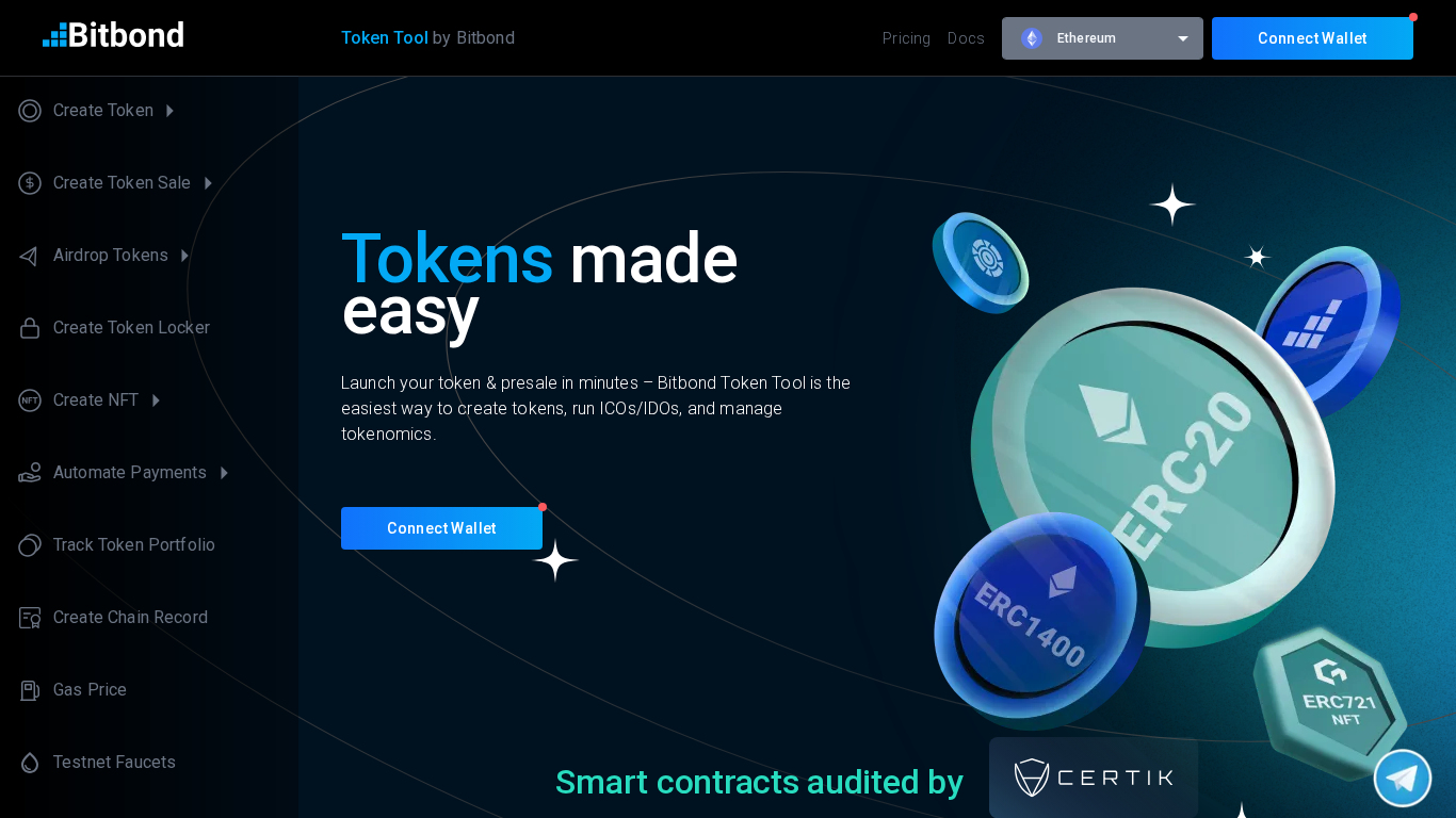 Programa de Afiliados Bitbond Token Tool