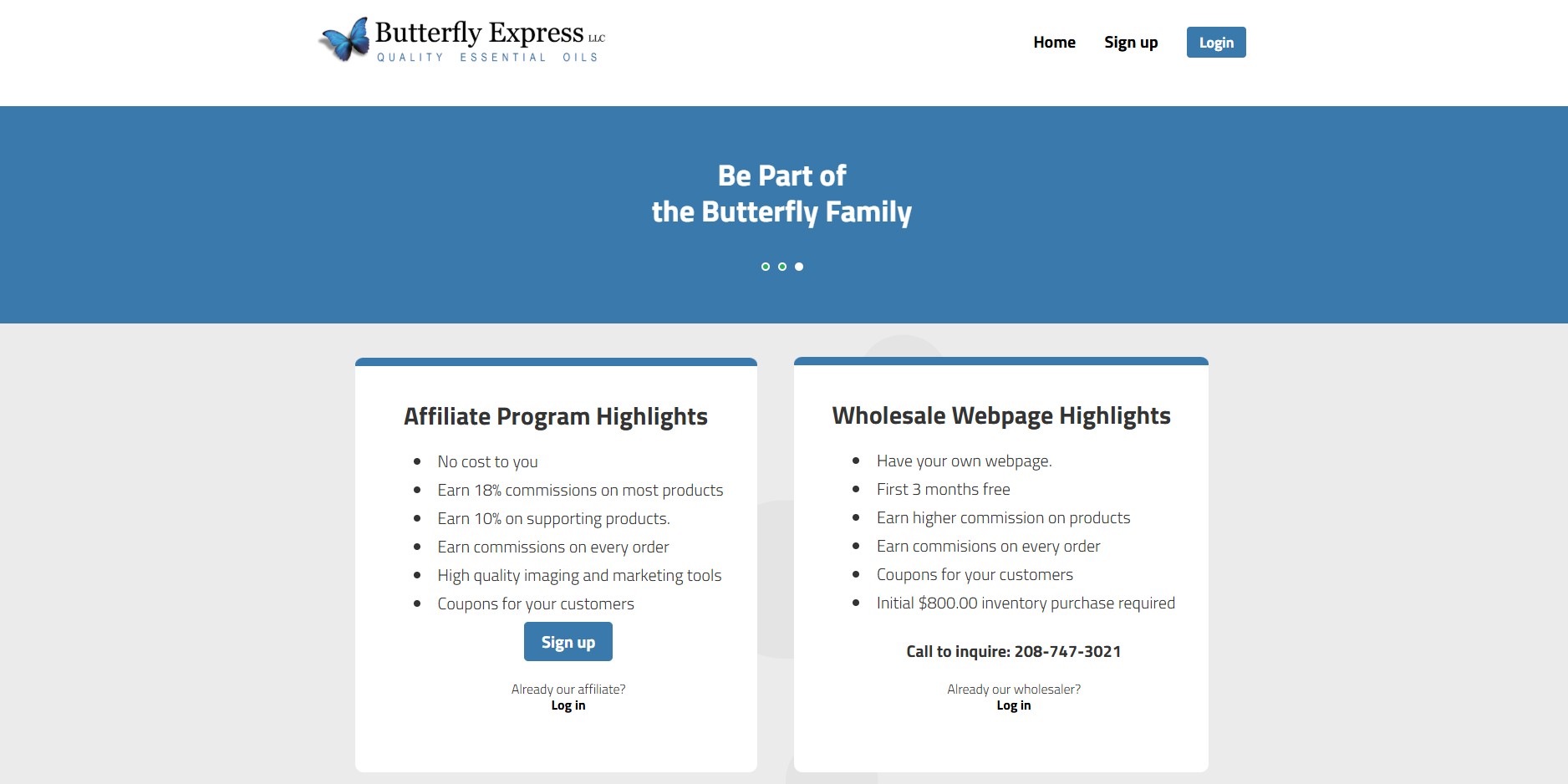 Programa de Afiliados Butterfly Express