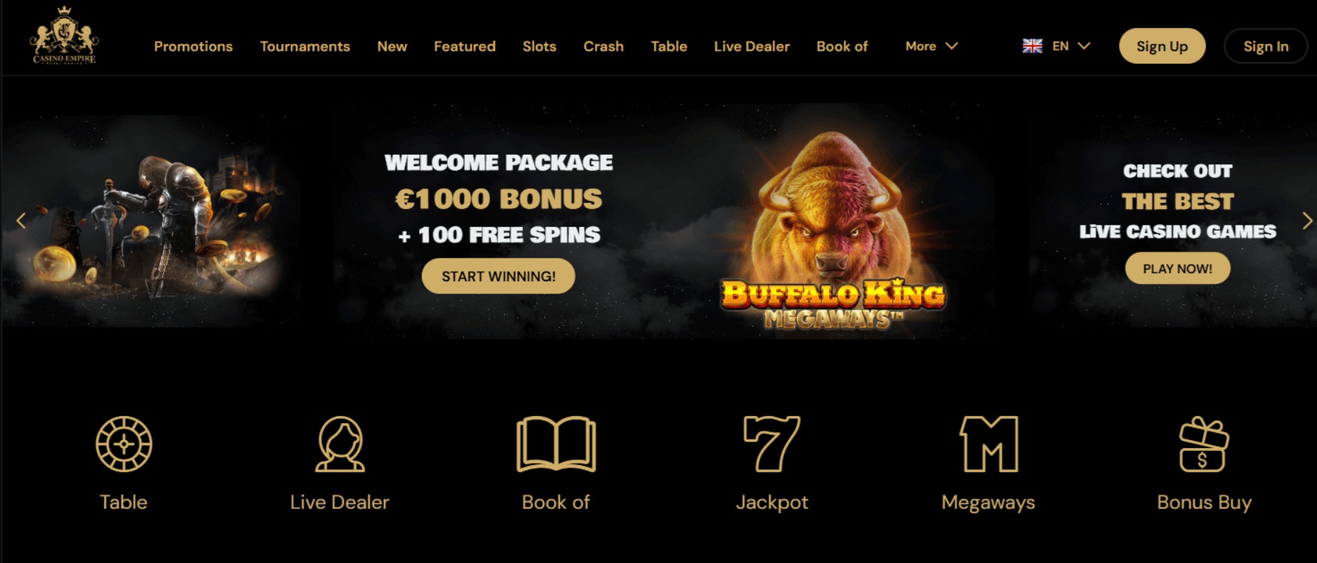 Programa de Afiliados Casino Empire