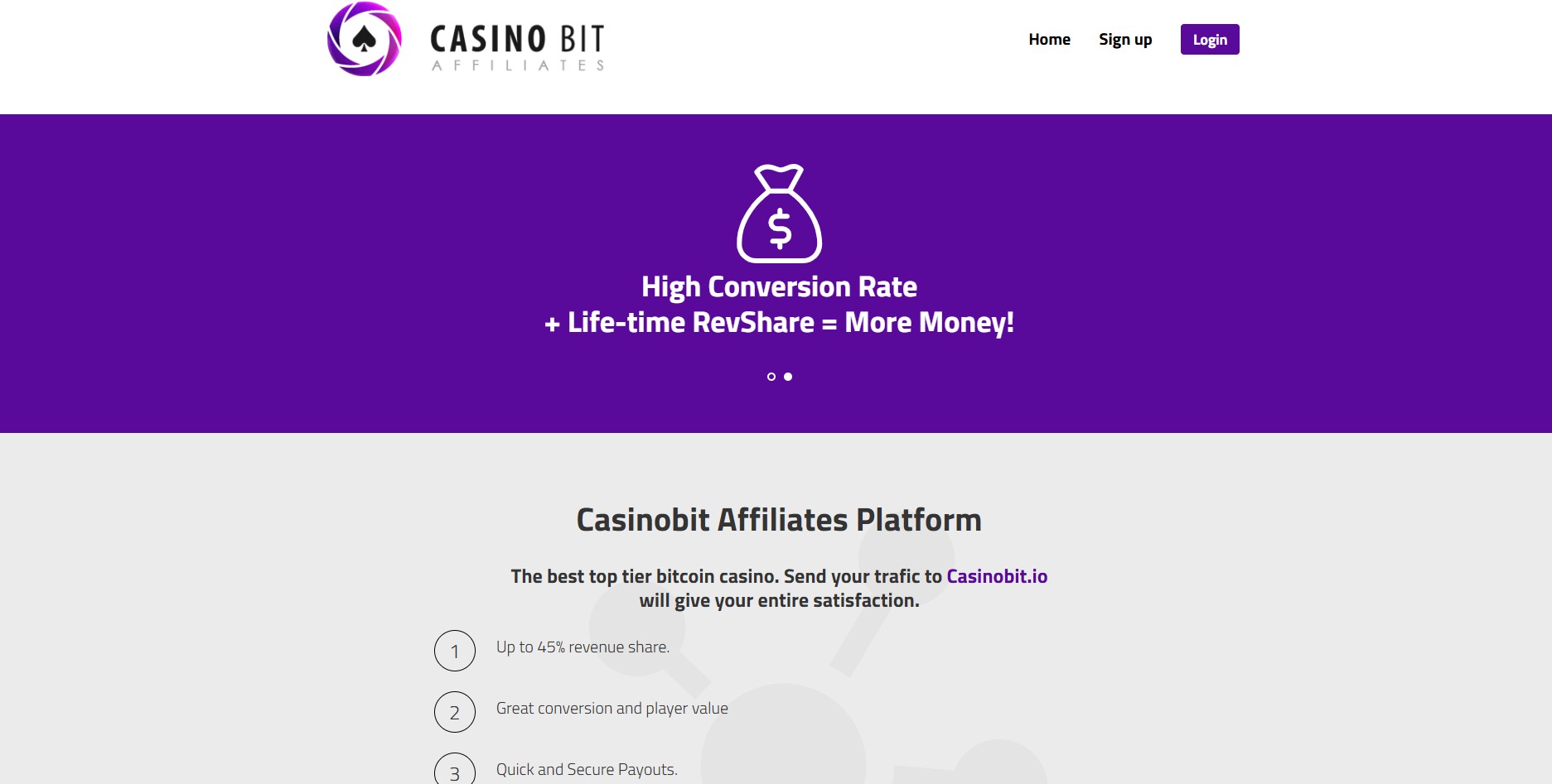 Programa de Afiliados Casinobit.io