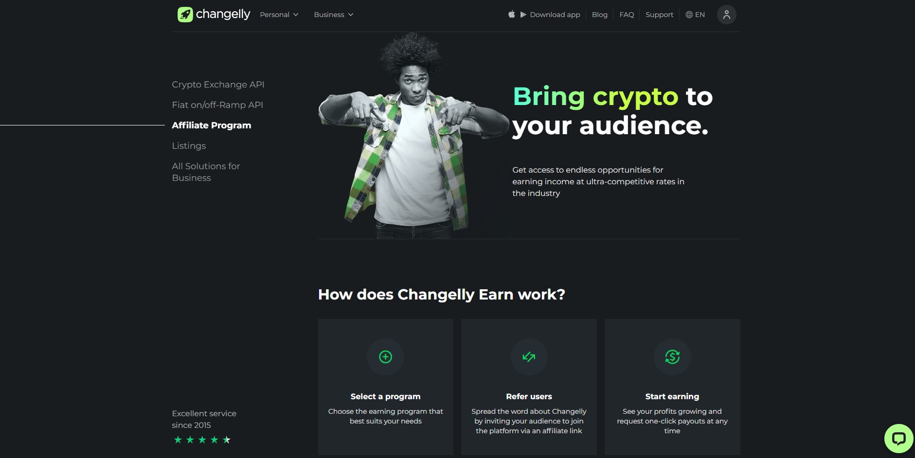 Programa de Afiliados Changelly