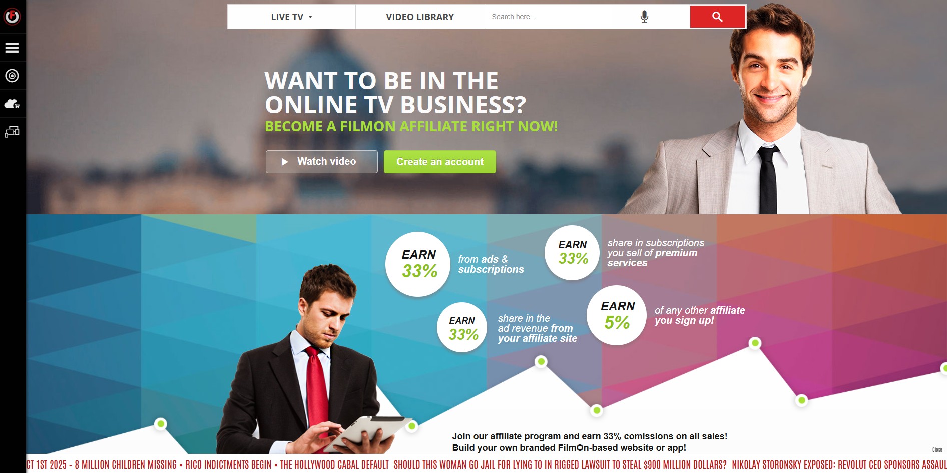 Programa de Afiliados FilmOn