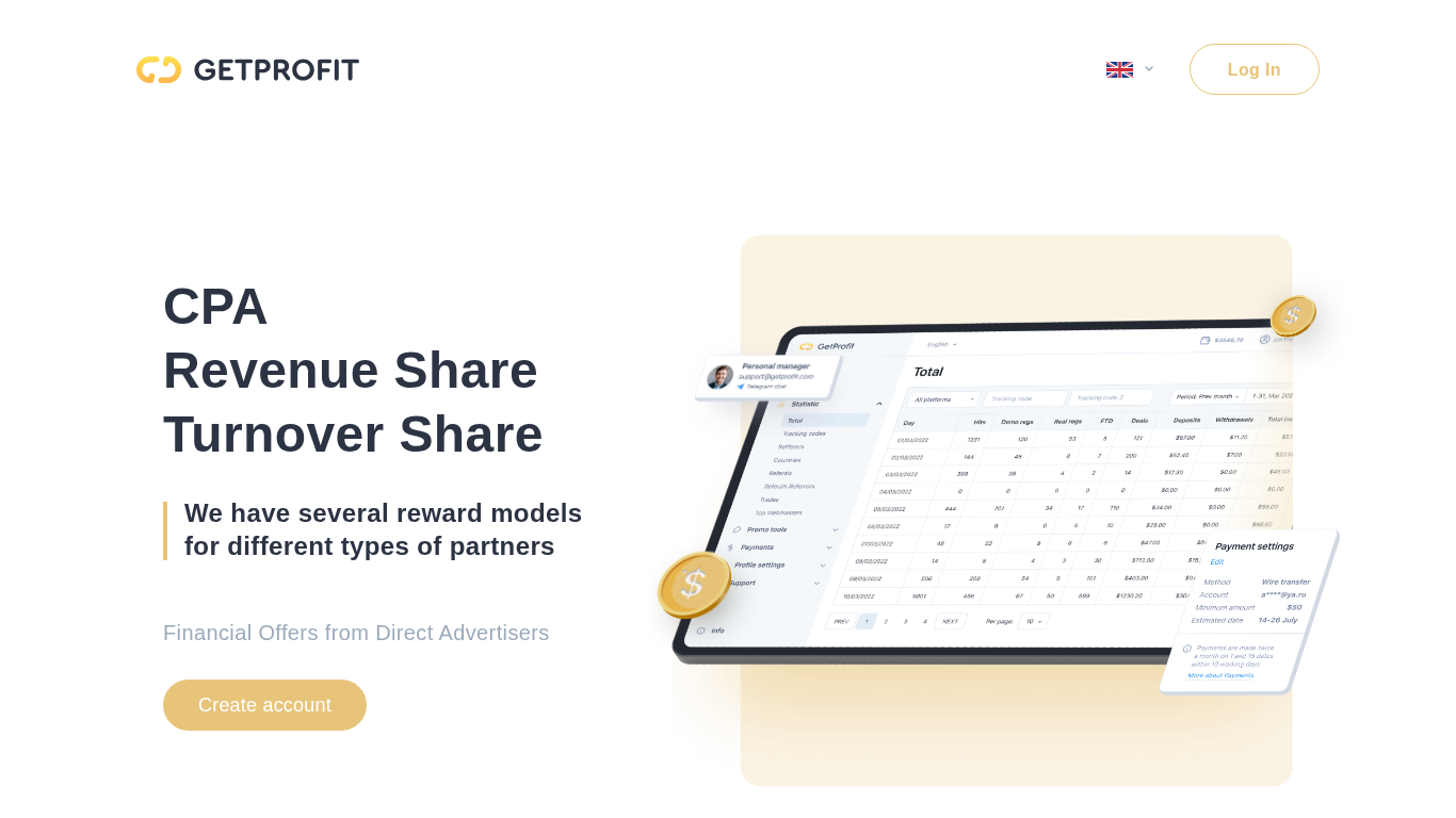 Programa de Afiliados GetProfit