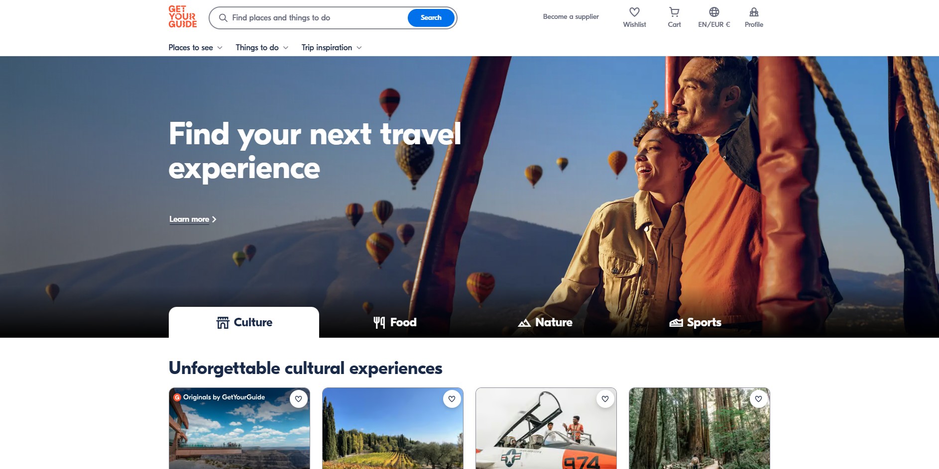 Programa de Afiliados GetYourGuide