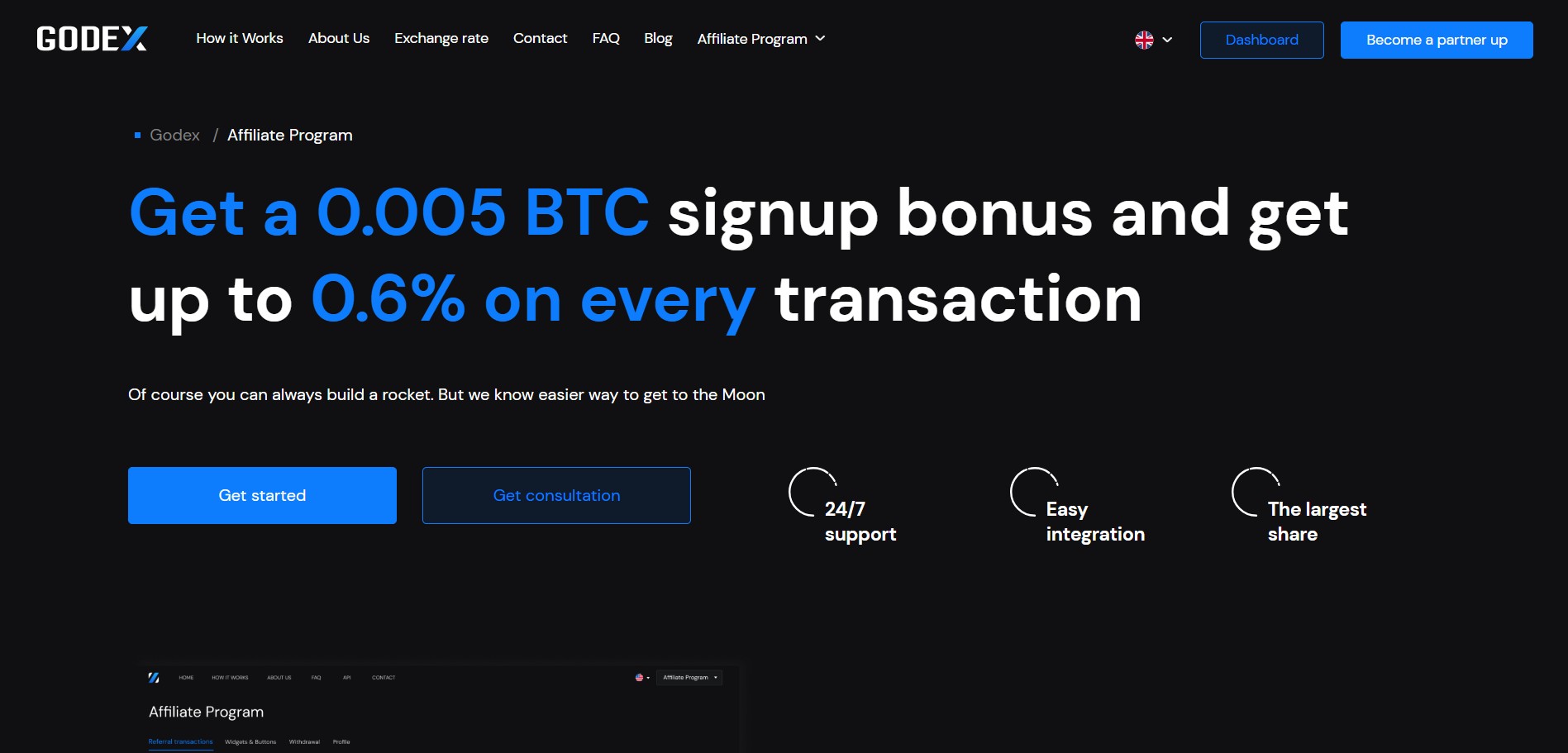 Programa de Afiliados Godex Crypto