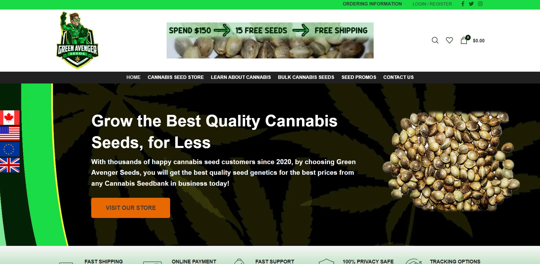 Programa de Afiliados Green Avenger Seeds