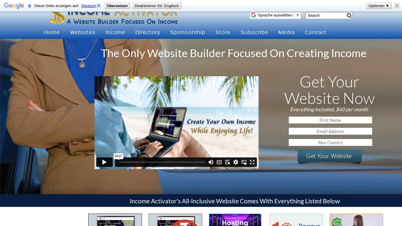 Programa de Afiliados Income Activator