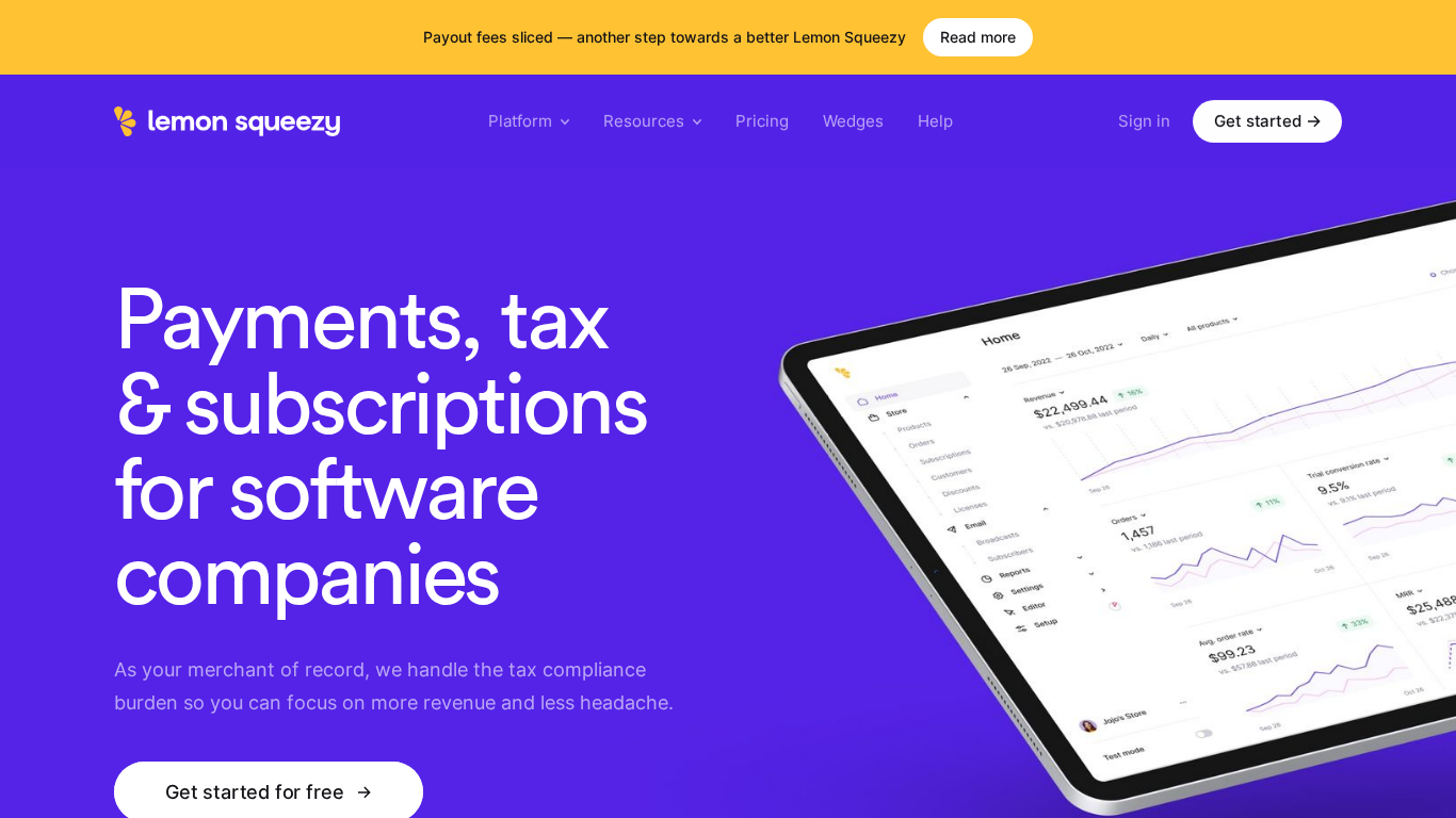 Programa de Afiliados Lemon Squeezy