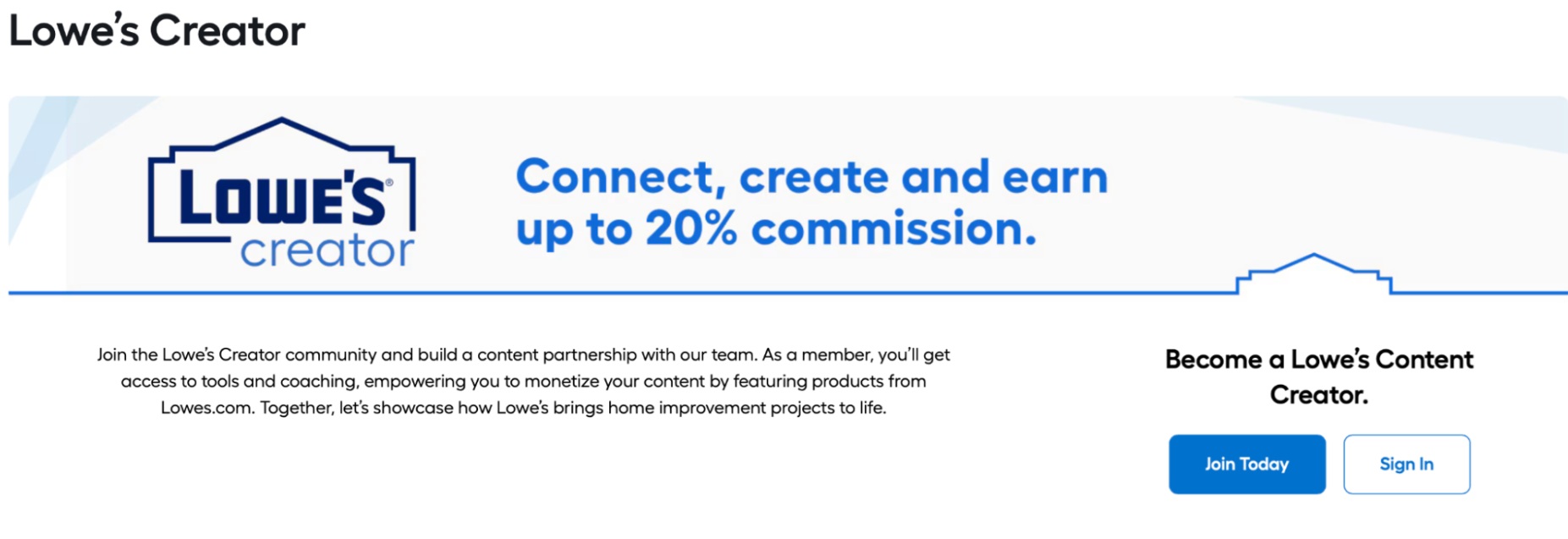 Programa de Afiliados Lowe's