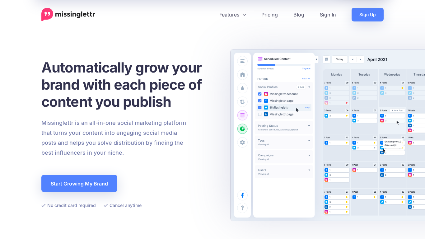 Programa de Afiliados Missinglettr
