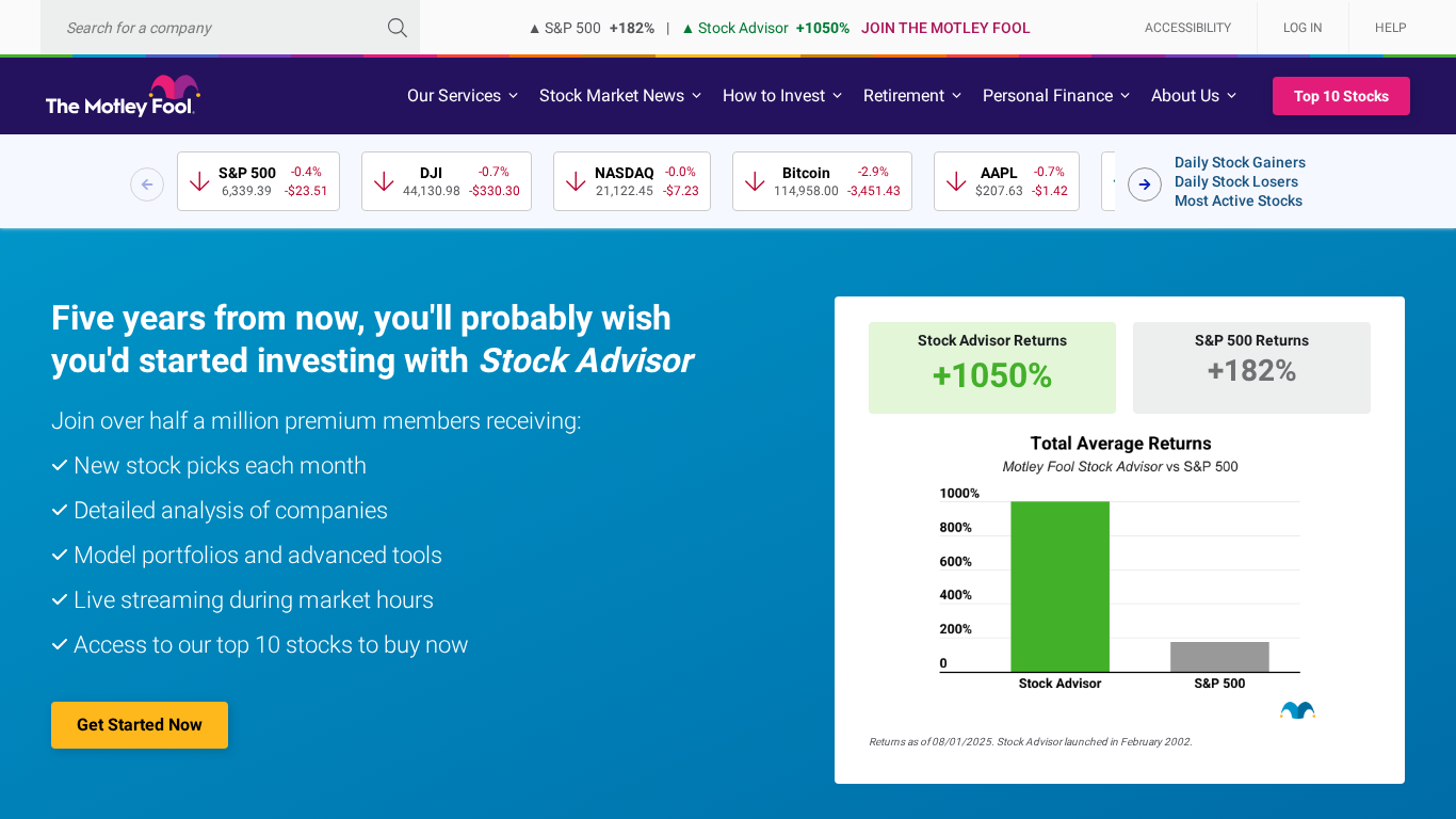 Programa de Afiliados Motley Fool