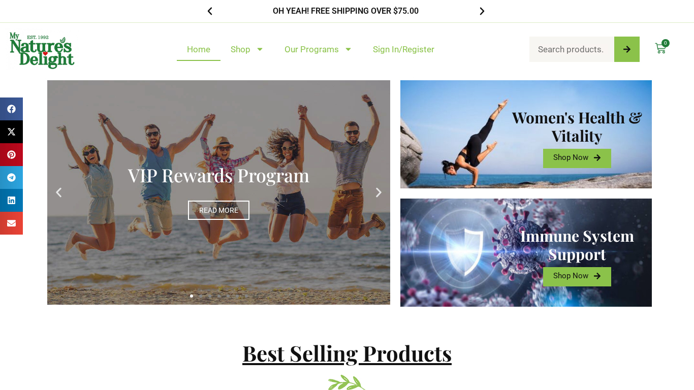 Programa de Afiliados My Nature's Delight