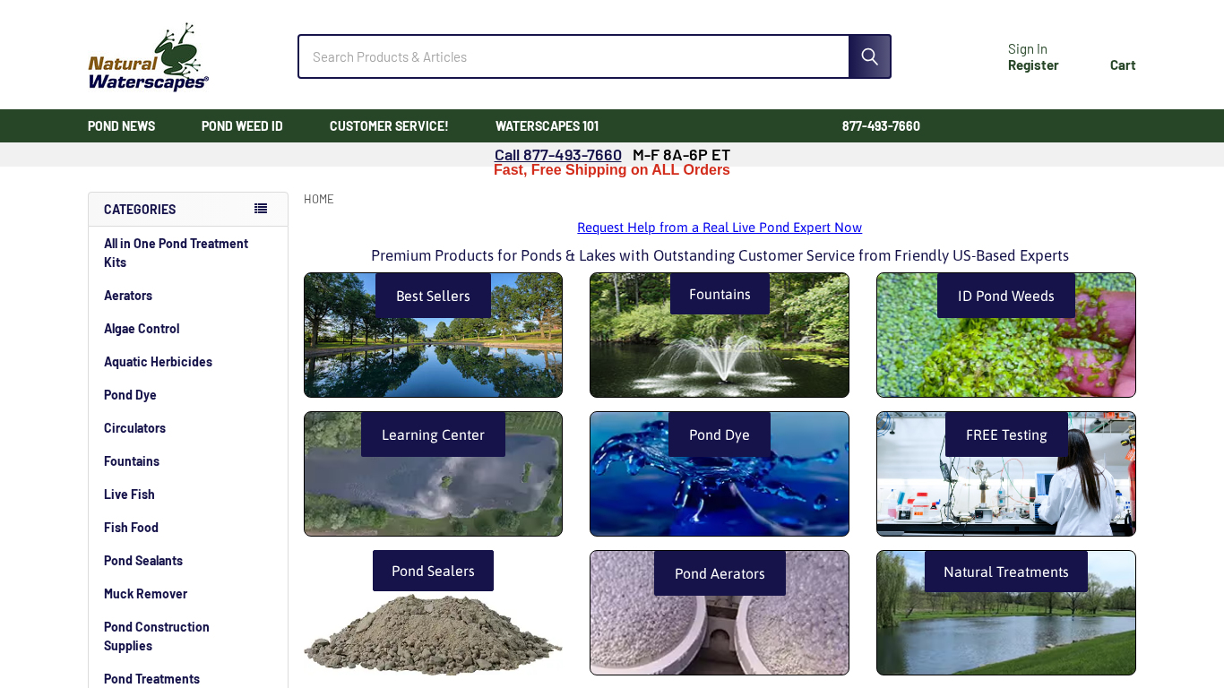 Programa de Afiliados Natural Waterscapes