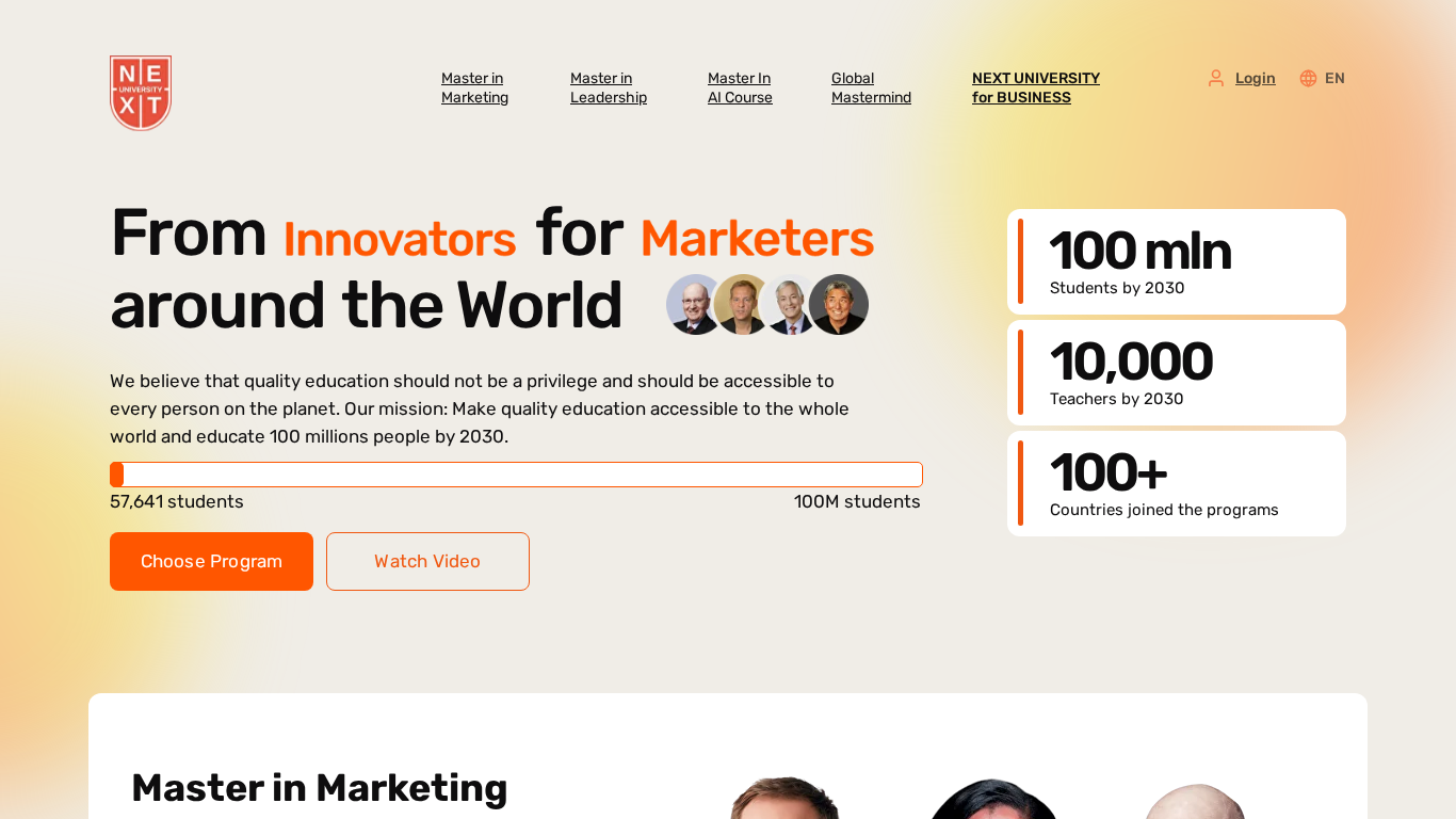 Programa de Afiliados NEXT University