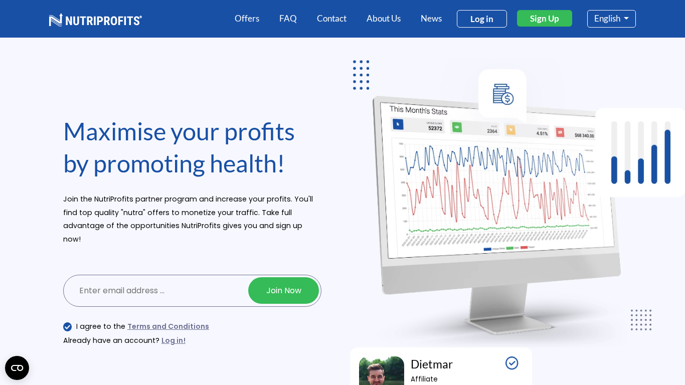 Programa de Afiliados NutriProfits