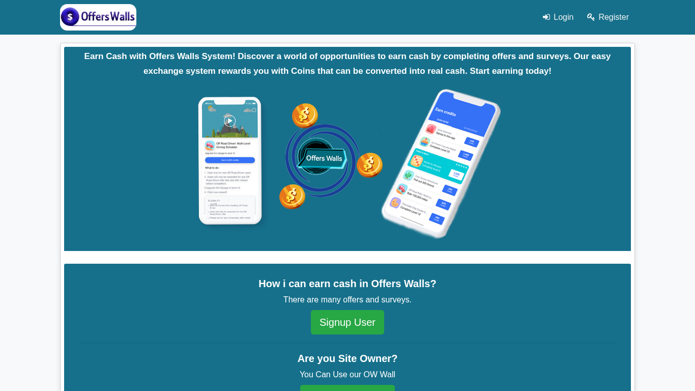 Programa de Afiliados Offers Walls