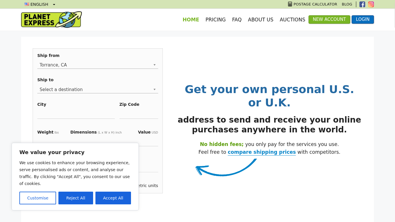 Programa de Afiliados Planet Express