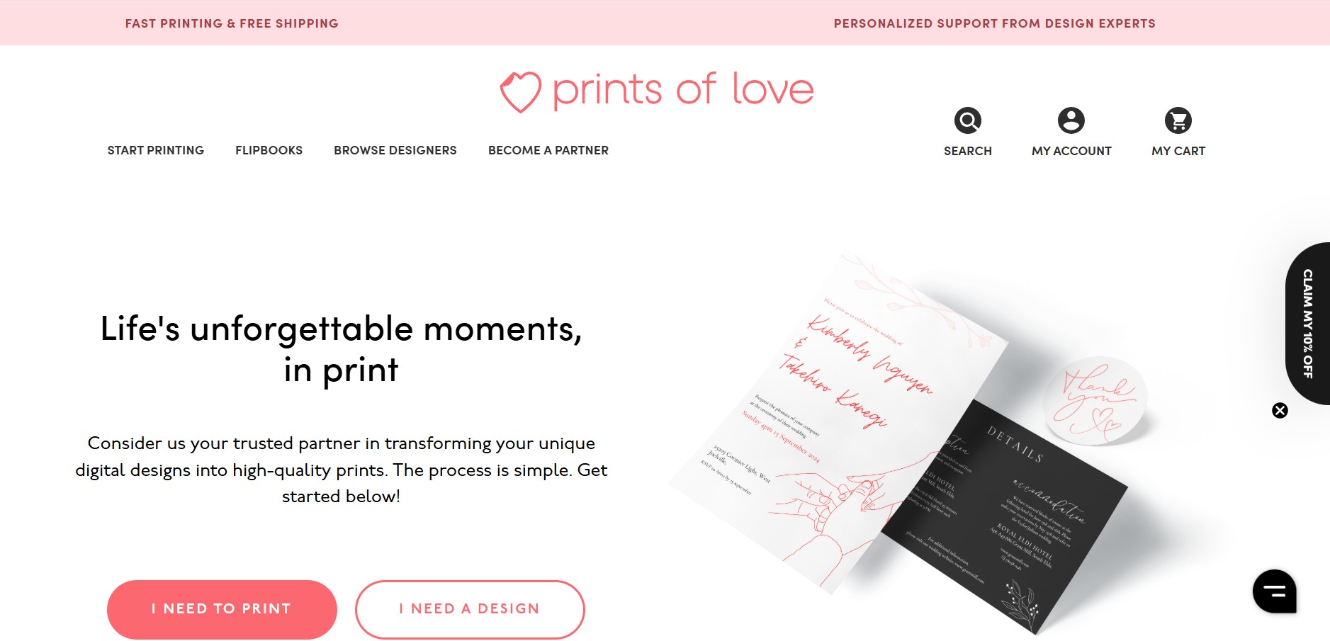 Programa de Afiliados Prints of Love