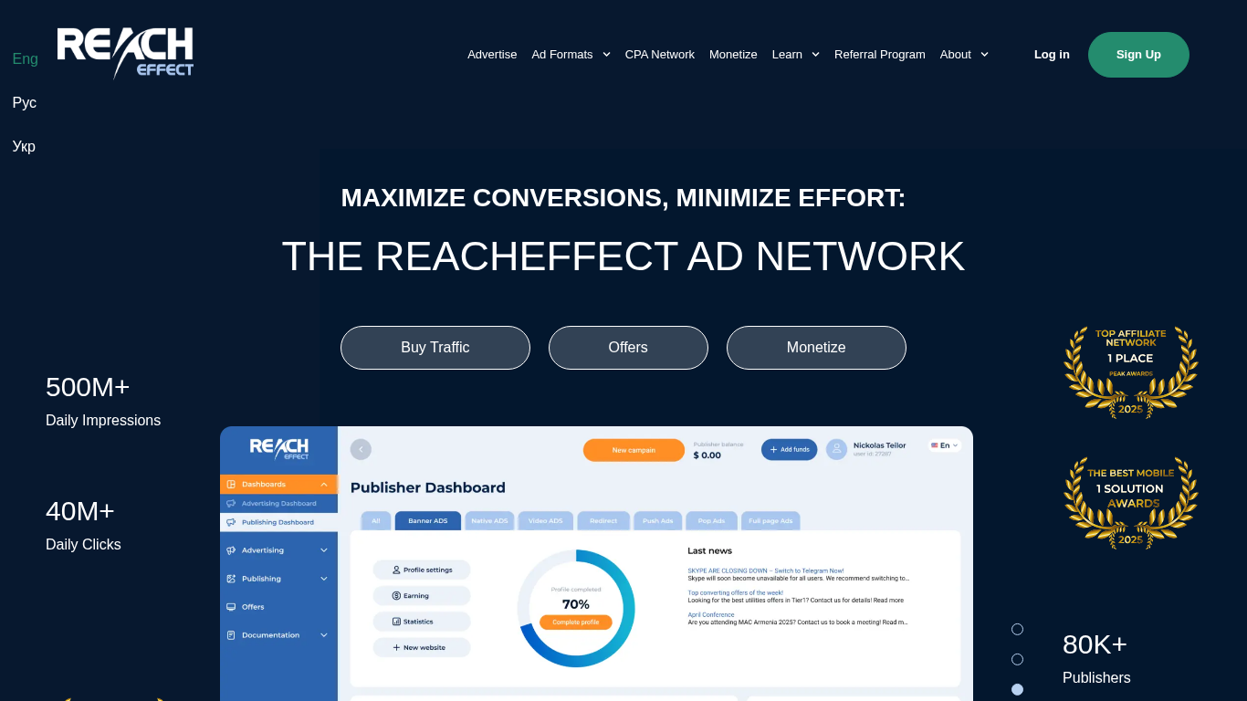 Programa de Afiliados Reacheffect