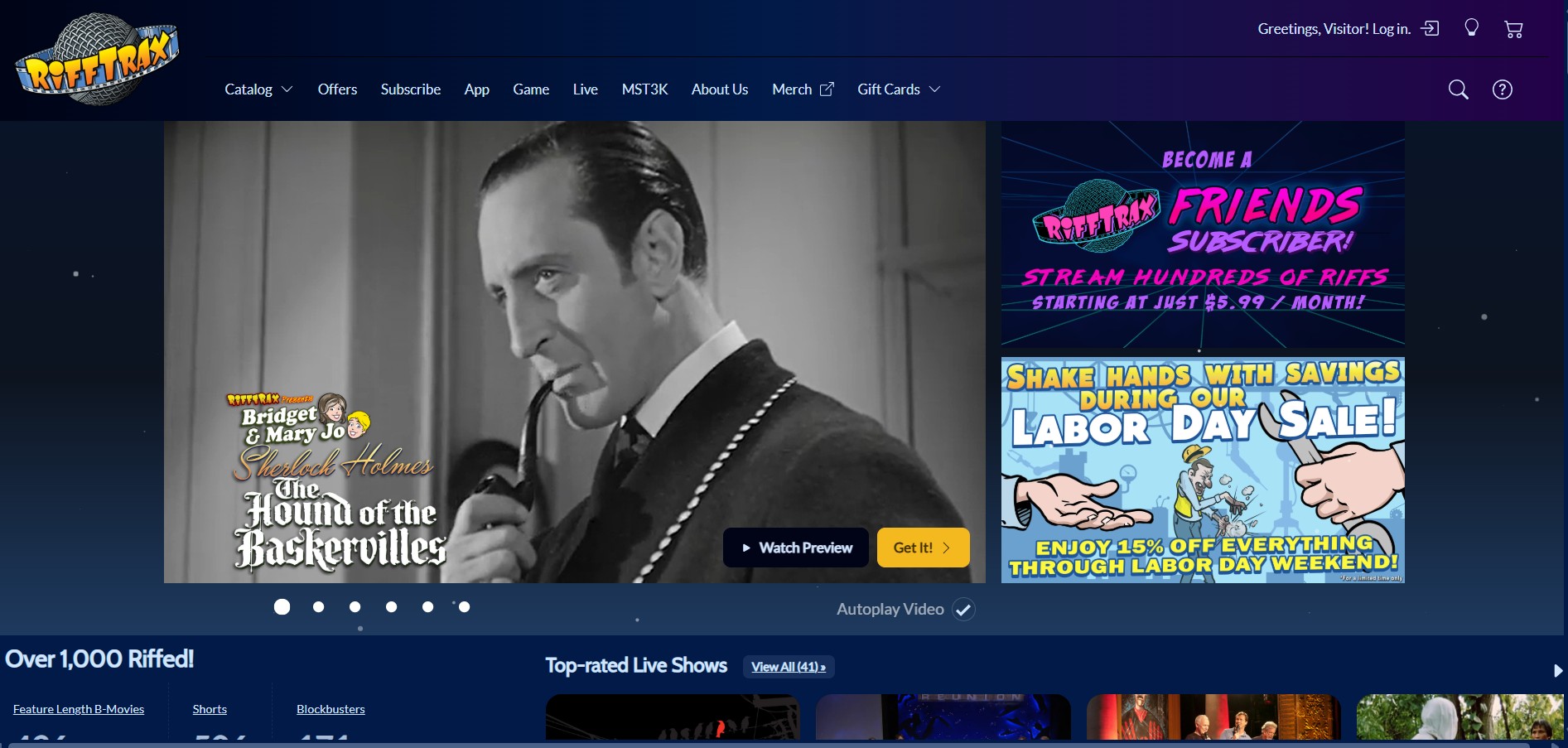 Programa de Afiliados RiffTrax