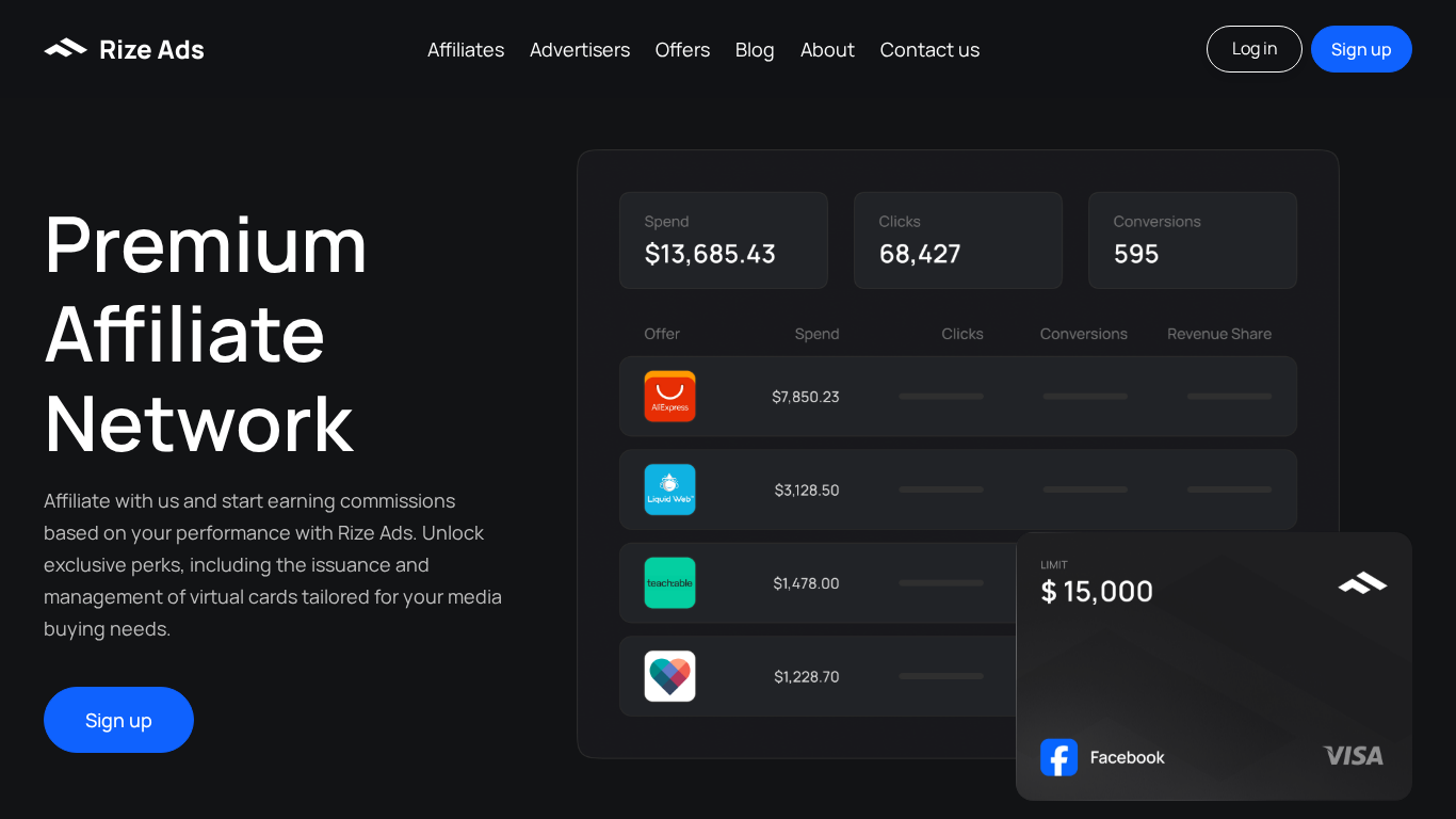 Programa de Afiliados Rize Ads