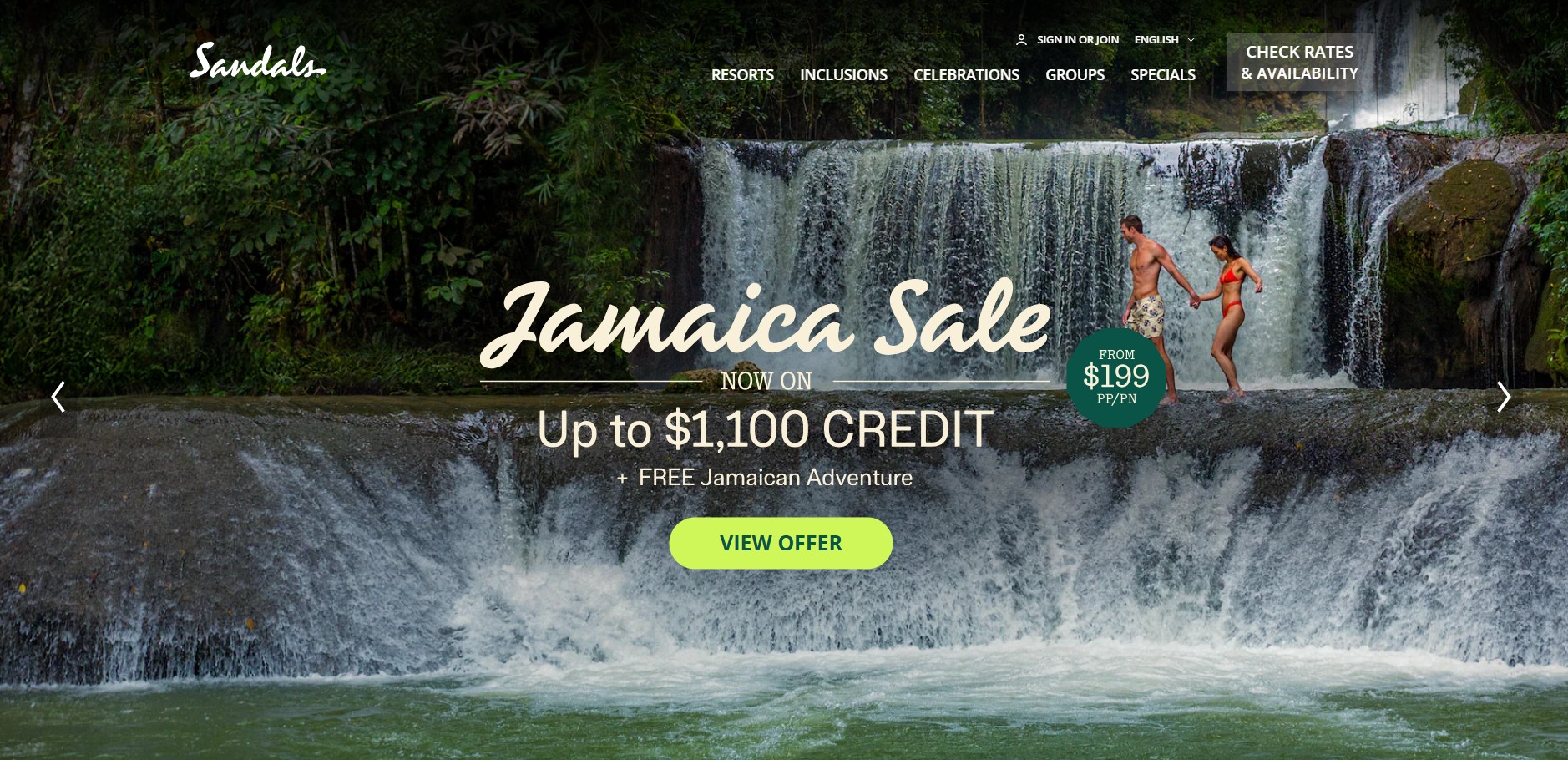 Programa de Afiliados Sandals and Beaches