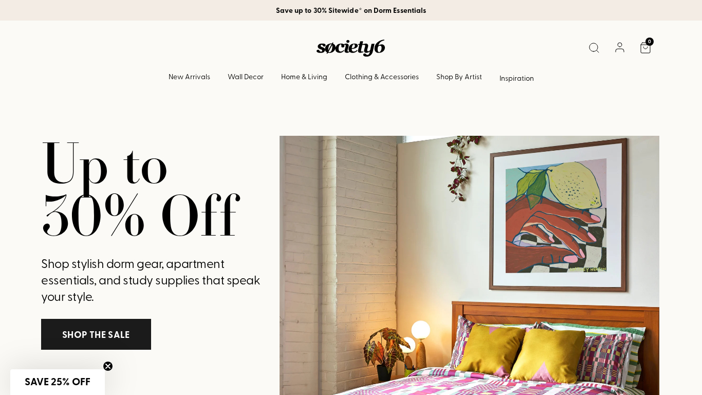 Programa de Afiliados Society6