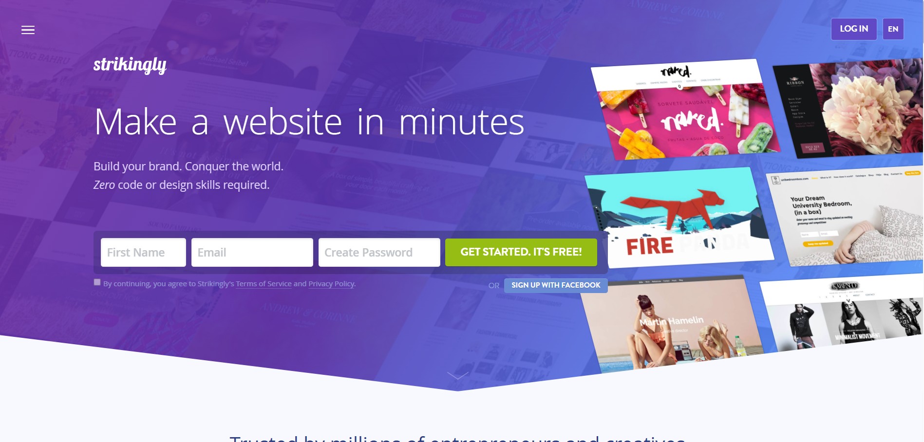 Programa de Afiliados Strikingly