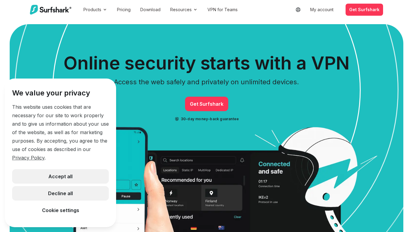 Programa de Afiliados Surfshark