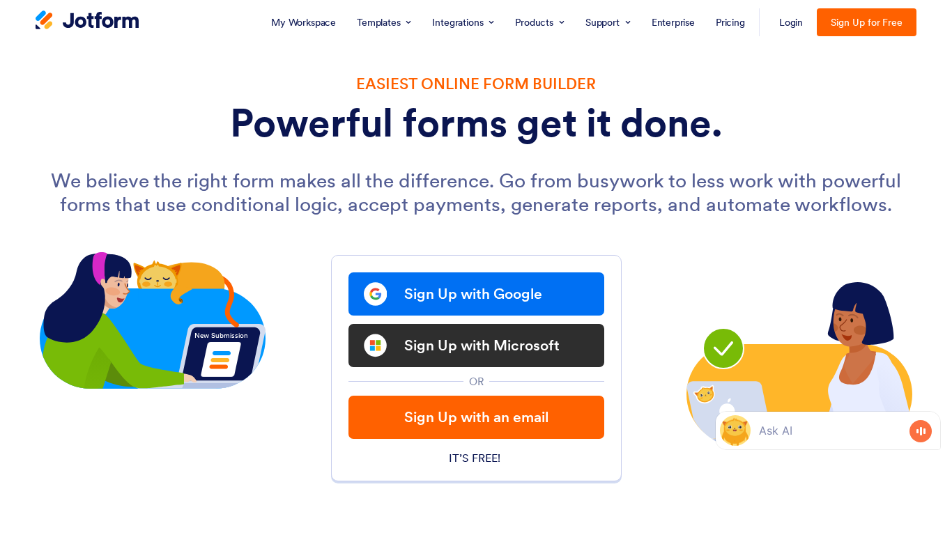 O Programa de Afiliados Jotform