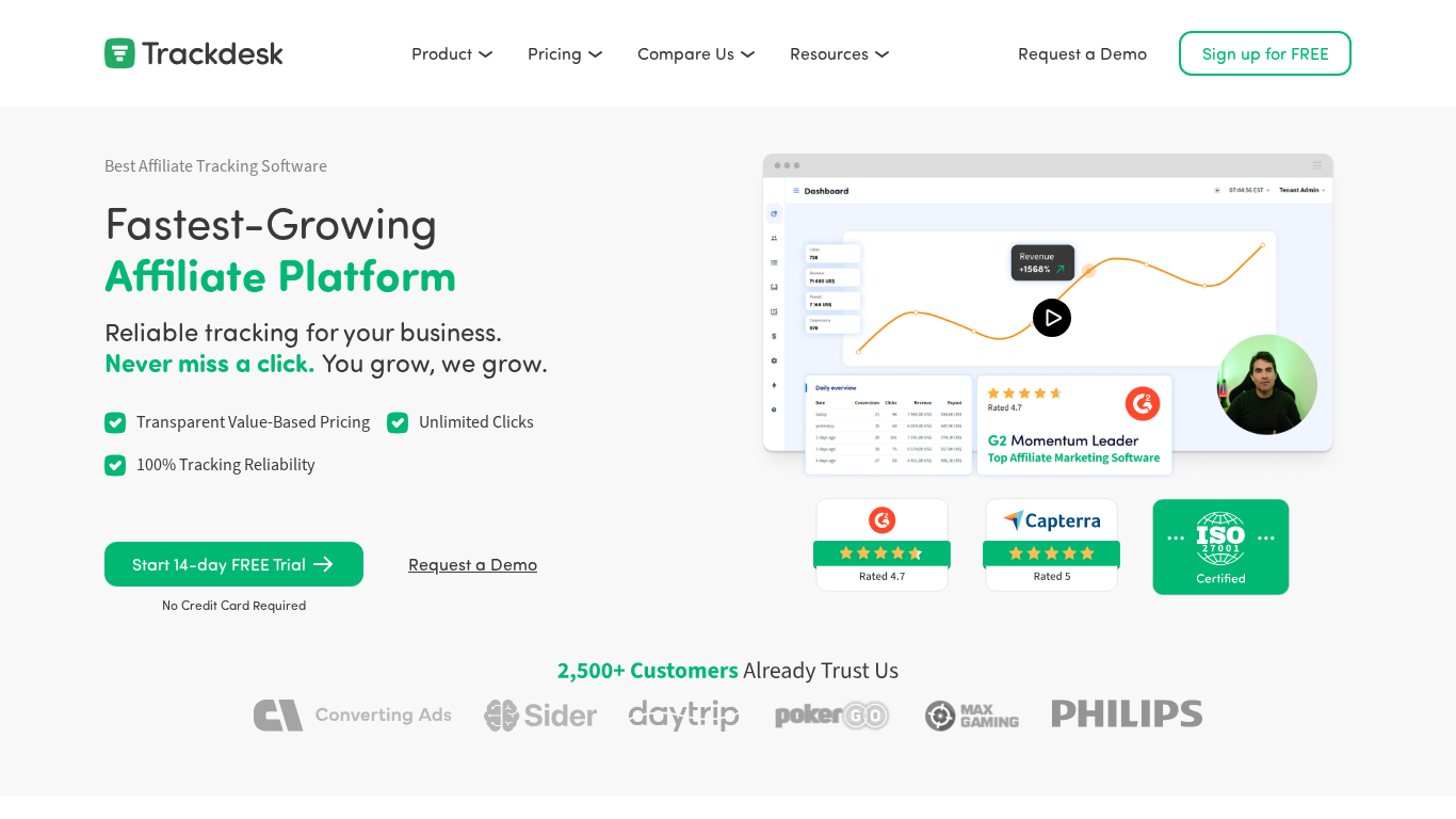 Programa de Afiliados Trackdesk